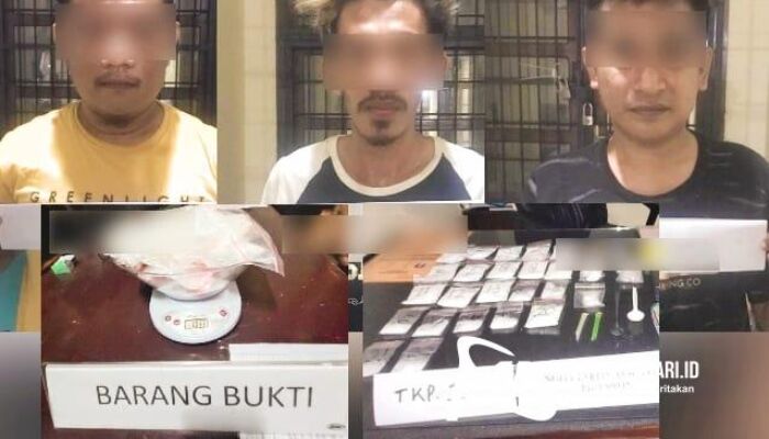 Polda Sultra Tangkap 3 Pengedar Sabu di Kendari, Barang Bukti 1 Kg