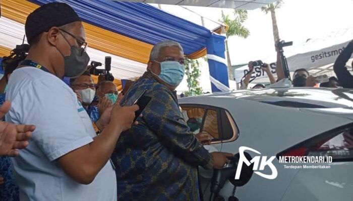 Resmi, Sultra Kini Punya Stasiun Pengisian Untuk Mobil Listrik