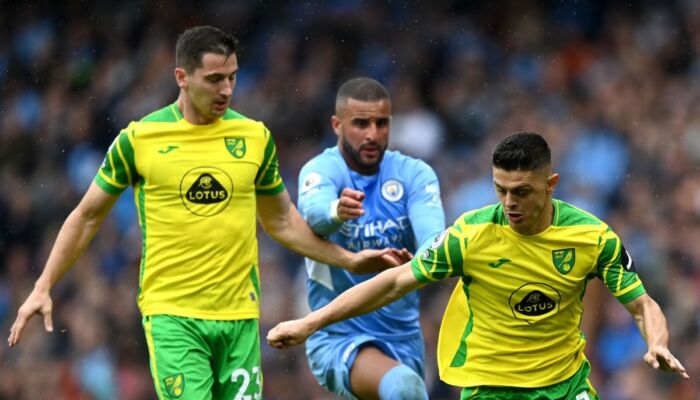 Hasil Pertandingan Norwich vs Man City di Liga Inggris