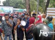 Tolak Direlokasi, Puluhan PKL Kebi Demo di Kantor Wali Kota Kendari