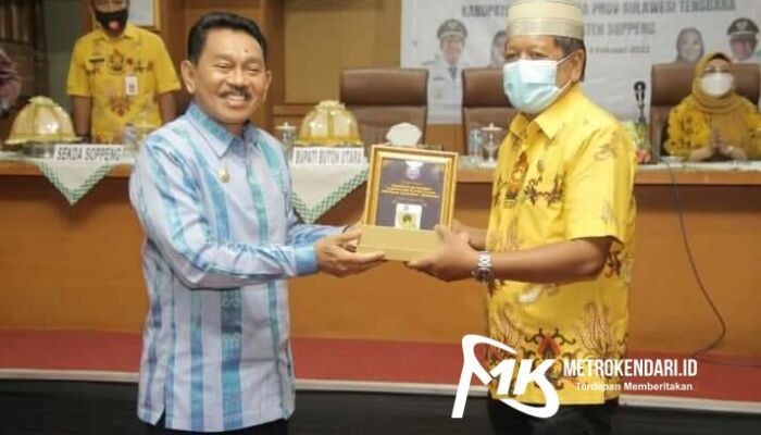 Study Tiru di Sulsel, Bupati Butur Bersama Rombongan Disambut Bupati Soppeng