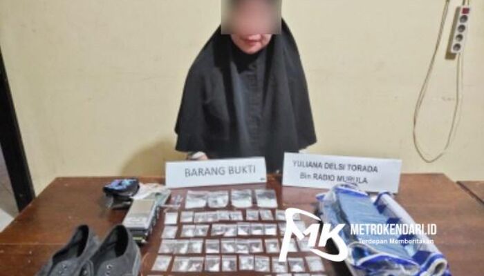 Lagi, Seorang Wanita Berstatus IRT di Kendari Ditangkap Kasus Sabu