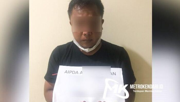 Terlibat Narkoba, Oknum Polisi Ditangkap Dalam Hotel di Kendari