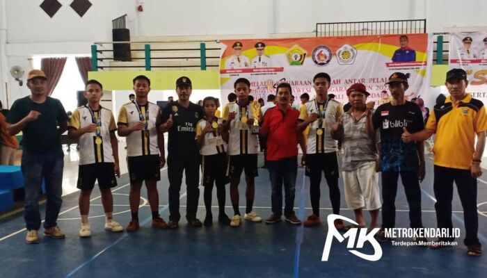 SMAN 1 Pondidaha Wakili Sultra di Kejuaraan Sepak Takraw Pelajar Tingkat Nasional