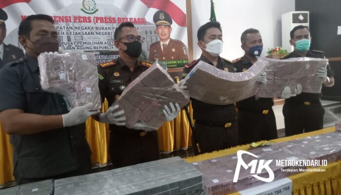 Kejaksaan Selamatkan Uang Negara Rp9,3 Miliar Hasil Lelang Kasus Tambang di Sultra