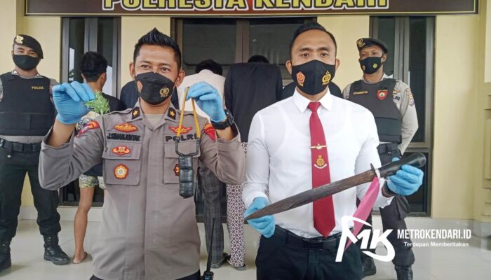 Komplotan Remaja Penyerang Rental Game Playstation di Kendari Akhirnya Diringkus Polisi