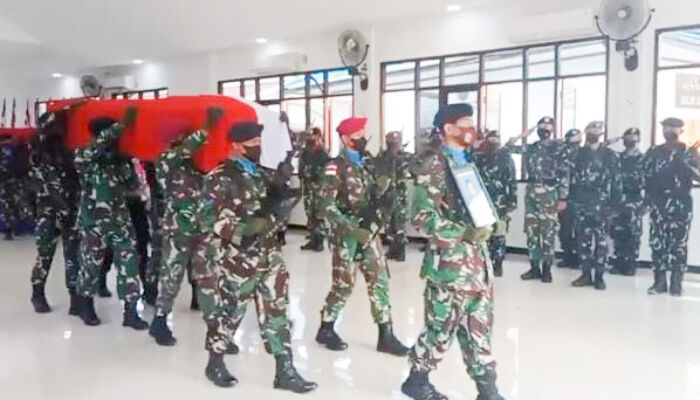 Jenazah Letda Mar Moh Iqbal yang Gugur Ditembak KKB Tiba Hari ini di Konawe