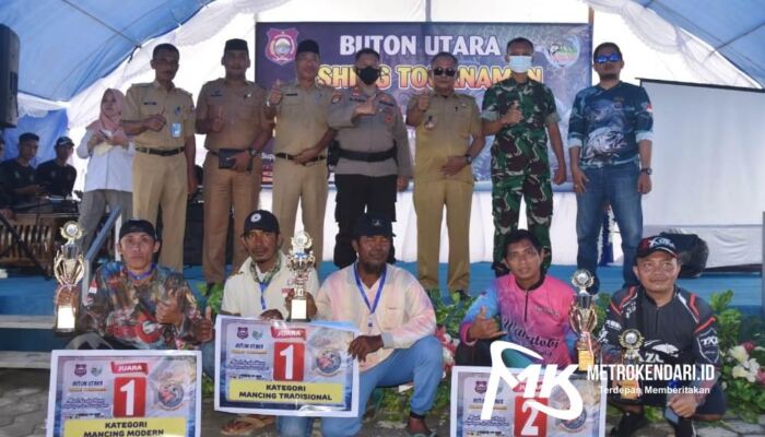 Resmi Ditutup, Ini Daftar Juara Fishing Tournamen Butur 2022