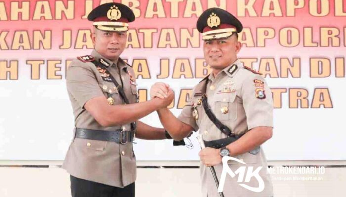 Gelar Sertijab, AKBP Didik Erfianto Resmi Tinggalkan Polresta Kendari