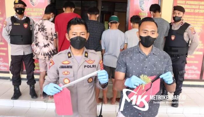 Gerombolan Remaja yang Kerap Buat Keributan di Kendari Ditangkap Polisi