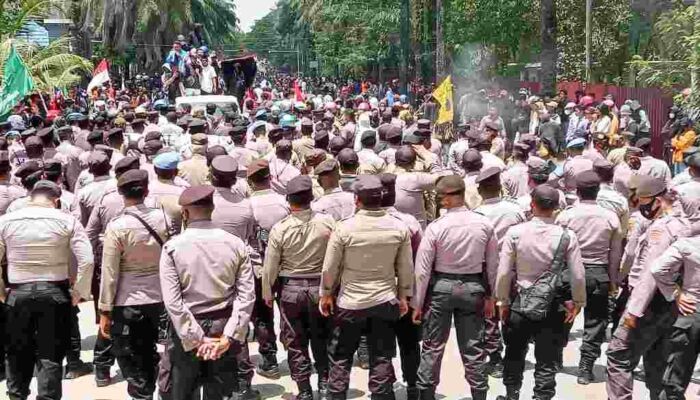 Anggota Brimob Polda Sultra Meninggal Saat Pengamanan Demo Mahasiswa di Kendari