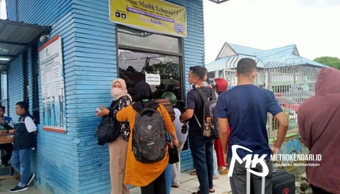 Tingkatkan Layanan, KSOP Kendari Terapkan Pemesanan Tiket Kapal Laut Secara Online