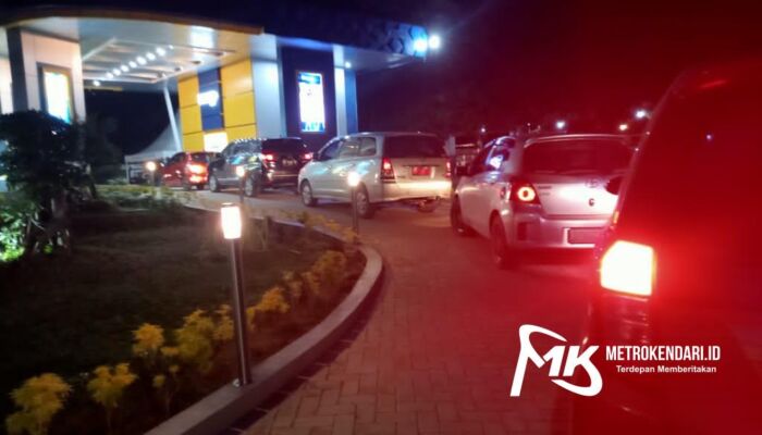 Jelang Lebaran, ATM Drive THRU Bank Sultra Mulai Diserbu Warga