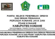 Lowongan Kerja Terbaru Perusda Konawe Jaya dan PDAM Konawe, Download Berkasnya Disini