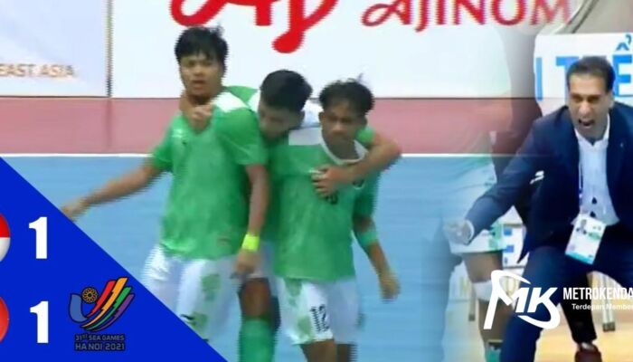 Hasil Pertandingan Futsal SEA Games 2021, Indonesia vs Vietnam Imbang 1-1