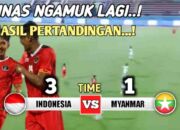 Tim Nas Indonesia U 23 Libas Myanmar Skor 3-1 di SEA Games 2021