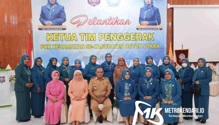 Ketua TP PKK Tingkat Kecamatan Se-Kabupaten Butur Resmi Dilantik