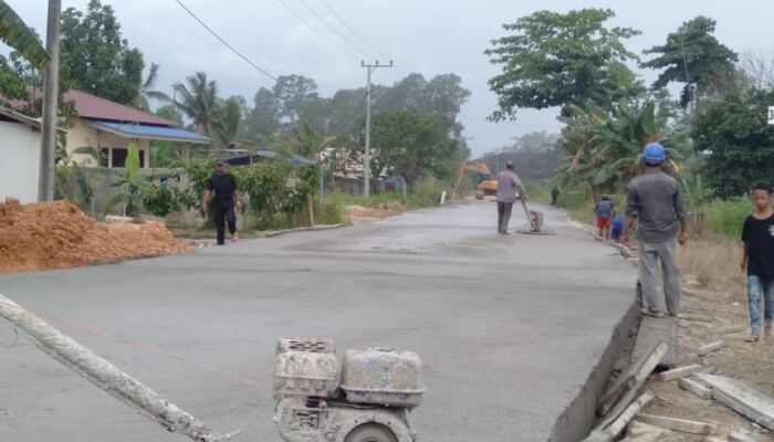 PT VDNI Bangun Jalan Beton 15 Km dan 20 Jembatan Bantu Akses Masyarakat di Morosi