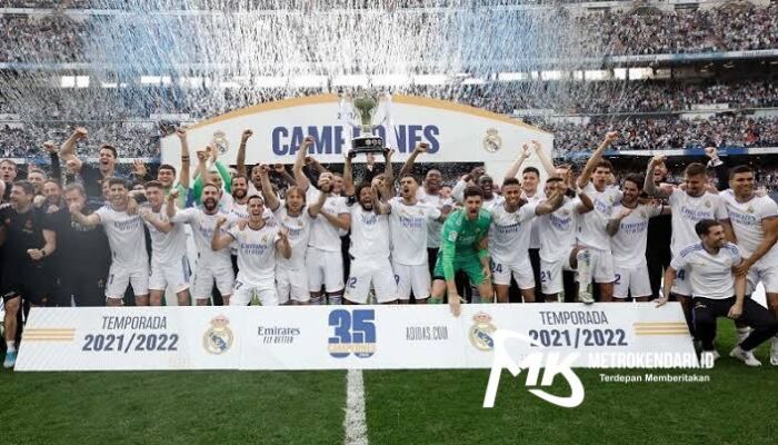 Sah! Real Madrid Juara LaLiga Usai Kalahkan Espanyol 4:0