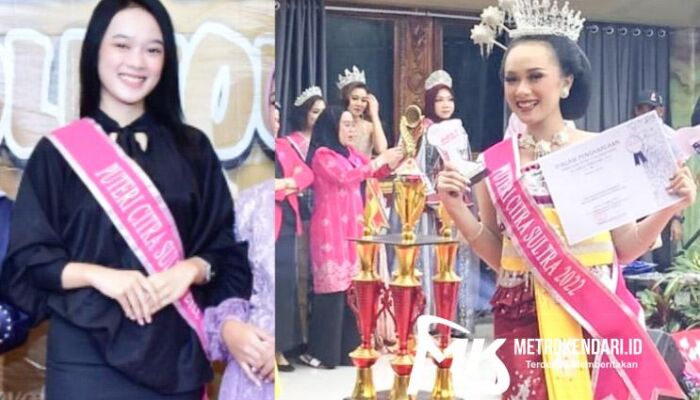 Cindy, Mahasiswi STIE 66 Kendari Wakili Sultra Diajang Putri Citra Indonesia 2022