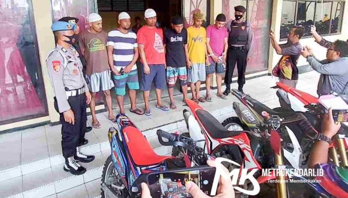 Komplotan Pelaku Spesialis Pencuri Motor Trail di Kendari Ditangkap Polisi