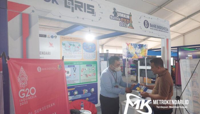 Bank Indonesia Sediakan Layanan Pojok QRIS di Expo UMKM Sultra 2022