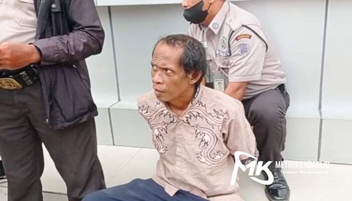 Heboh, ODGJ Mengamuk di Bank BRI Sam Ratulangi Kendari Aniaya Petugas Teller