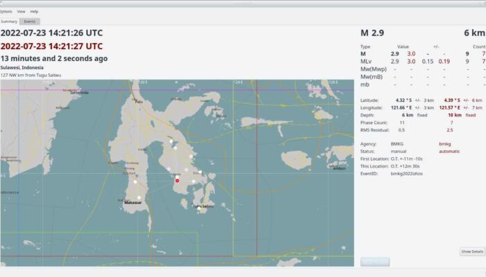 Kolaka Diguncang Gempa Bumi Pada Sabtu Malam, Ini Penjelasan BMKG