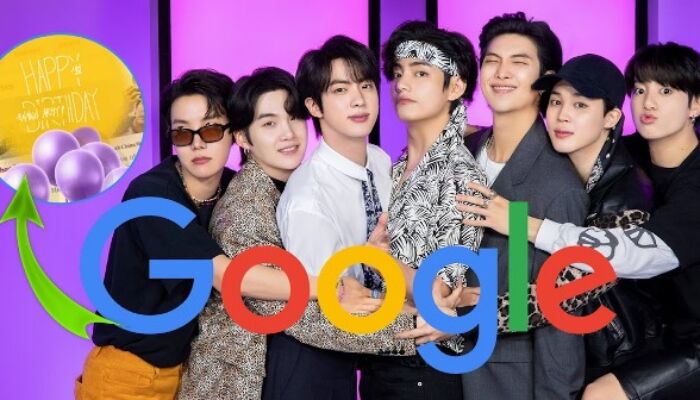 Kado Google Untuk Hari Ulang Tahun Army BTS Ke-9