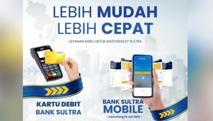 Perdana, Bank Sultra Segera Luncurkan Kartu Debit-Mobile Banking