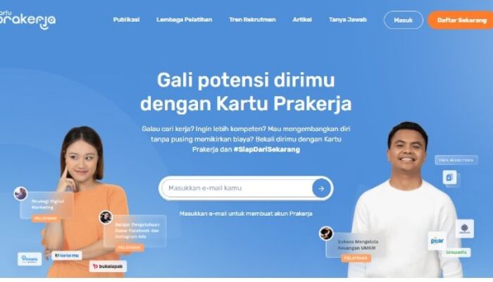 Program Kartu Prakerja Gelombang 36 Dibuka, Simak Cara Daftar di prakerja Login