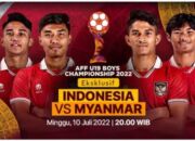 Sedang Berlangsung Live Streaming Indonesia vs Myanmar Piala AFF 2022, Tonton Disini