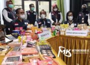 BPOM Kendari Sita Ribuan Produk Kosmetik Ilegal dan Kadaluarsa Senilai Rp 71 Juta