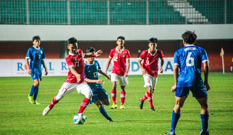 Timnas U16 Indonesia vs Singapura