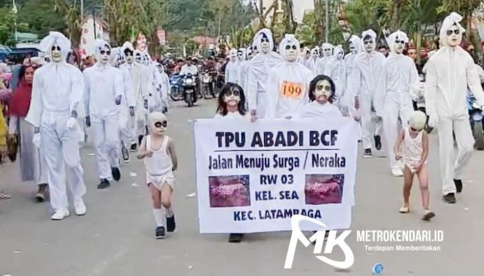 Horor, Pocong Hingga Tuyul Mini Tampil di Acara Pawai HUT RI Kolaka