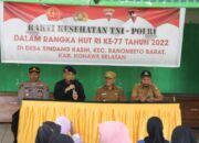 Sambut HUT RI ke-77, TNI-Polri di Sultra Gelar Bhakti Sosial dan Pengobatan Gratis