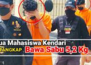 Video Detik-detik Dua Mahasiswa Ditangkap Edar Sabu 5,2 Kg di Kendari