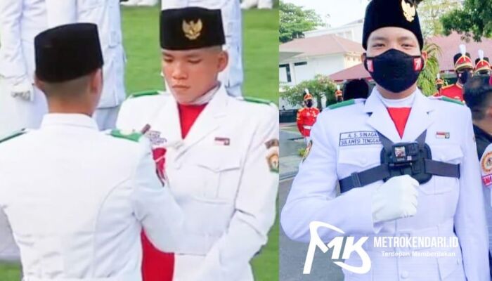 Sosok Arnold Steven Sinaga, Anggota Paskibraka Nasional Kebanggaan SMAN 4 Kendari