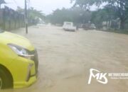 Banjir Rendam Ruas Jalan di Kota Kendari, Arus Lalu Lintas Lumpuh