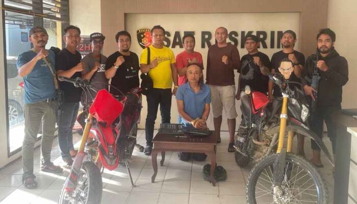 Buser 77 Tangkap Dua Spesialis Pencuri Motor Trail di Kendari