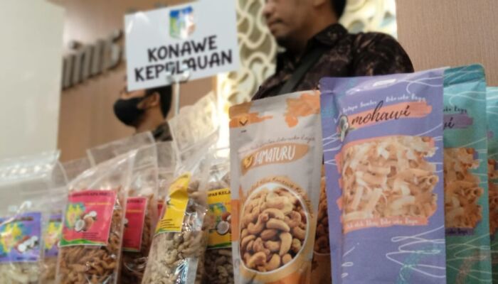 Produk Olahan Khas Wawonii Binaan PT GKP Dipromosikan di Expo UMKM Terbesar di Sultra