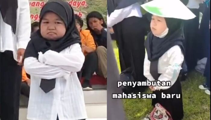 Sosok Rina, Mahasiswi UHO Unik dan Mungil yang Viral di TikTok