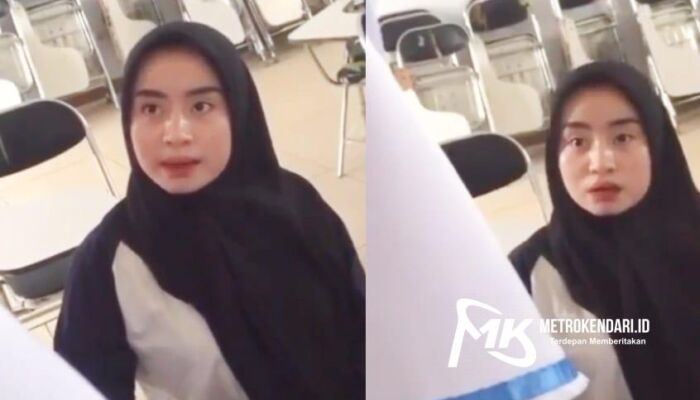 Video Viral Mahasiswi di Kendari Labrak Juniornya Hanya Perkara Alis