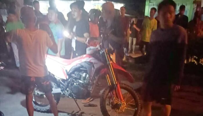 Dua Bocah Naik Motor Honda CRF di Konawe Tewas Tabrak Tiang Lampu Jalan