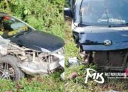 Tabrakan Mobil vs Mobil di Amonggedo Konawe, Sejumlah Penumpang Luka-luka