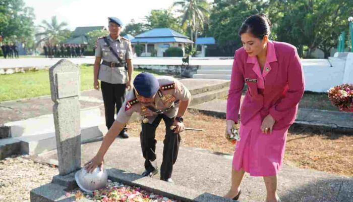 HUT Brimob ke-77, Brimob Polda Sultra Ziarah ke TMP Watubangga Kendari