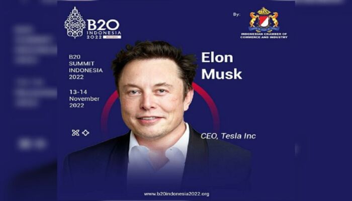 Elon Musk Dipastikan Akan Jadi Pembicara di KTT G20 Bali November Ini