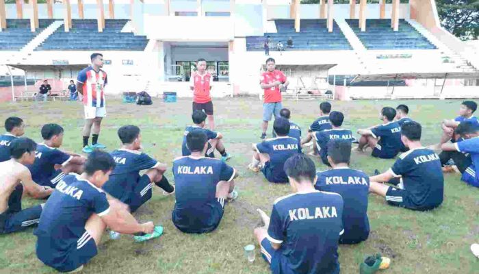 Meski Minim Persiapan, Tim Sepak Bola Kolaka Tetap Optimis Ikut Porprov 2022