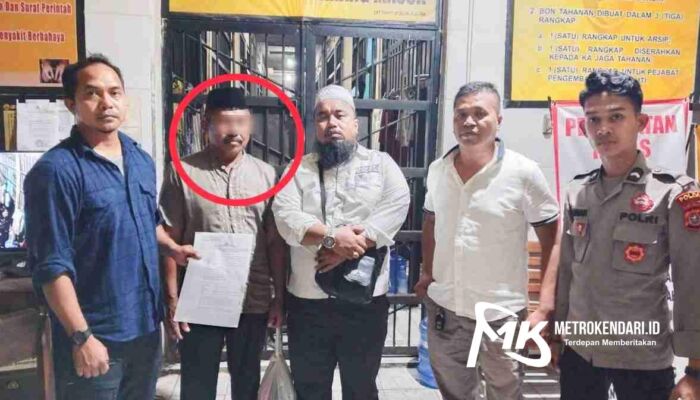 Diduga Korupsi Dana Desa, Kades Puosu Jaya Konsel Ditahan di Polda Sultra