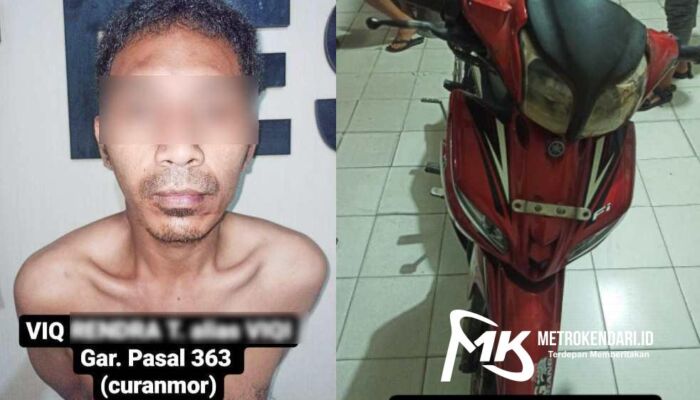 Spesialis Curanmor yang Resahkan Warga Kendari Ditangkap Buser 77